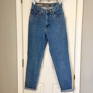 VTG Express Hi Rise Jeans w/ Beads